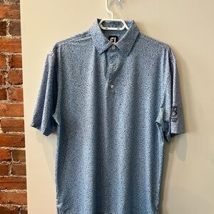 Men's Footjoy Blue Polo Shirt
